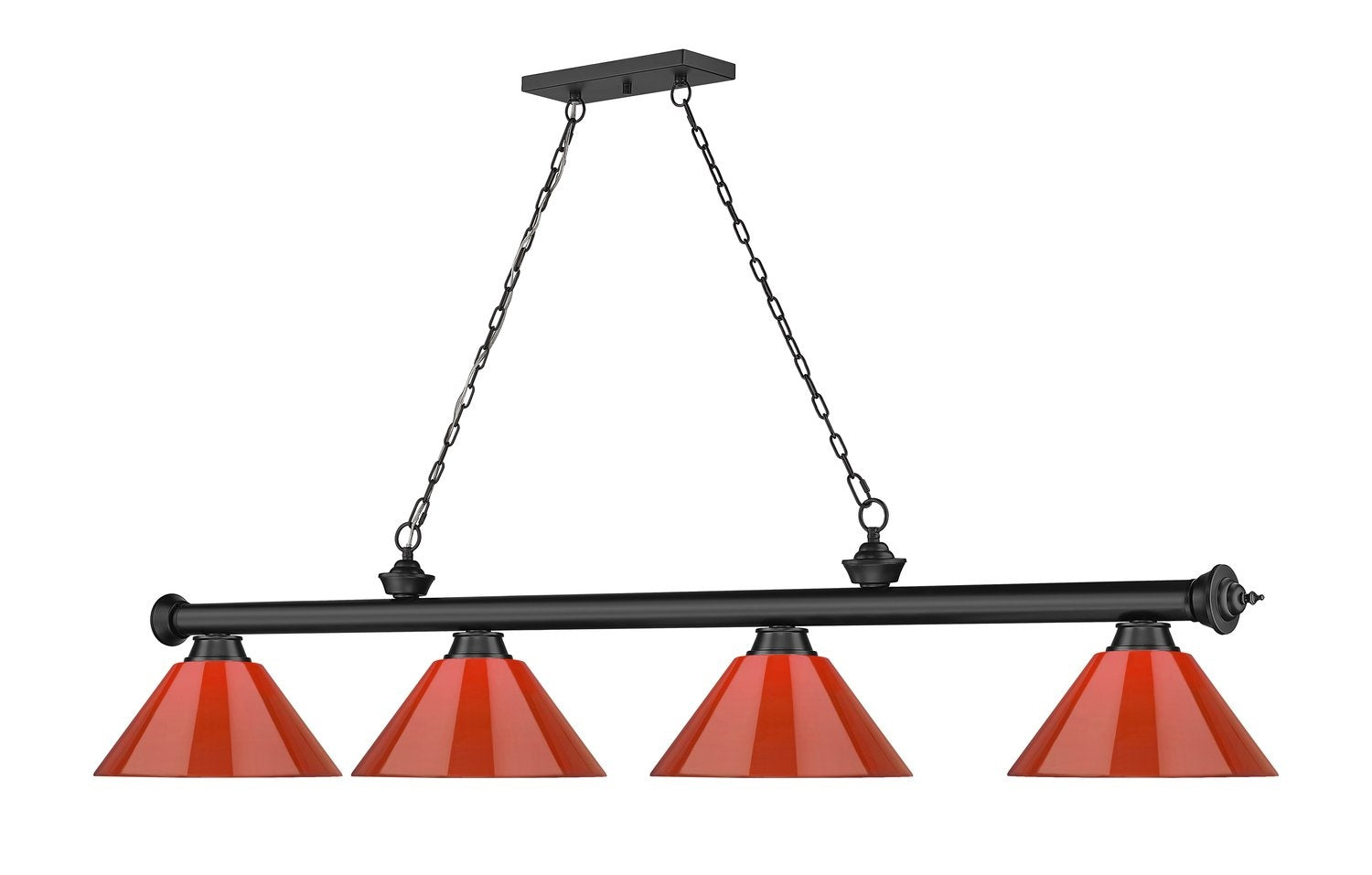 Z-LITE, CORDON 4 LIGHT BILLIARD, LINEAR LIGHT