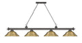 Z-LITE, CORDON 4 LIGHT BILLIARD, LINEAR LIGHT