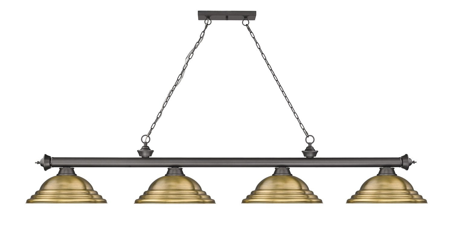 Z-LITE, CORDON 4 LIGHT BILLIARD, LINEAR LIGHT