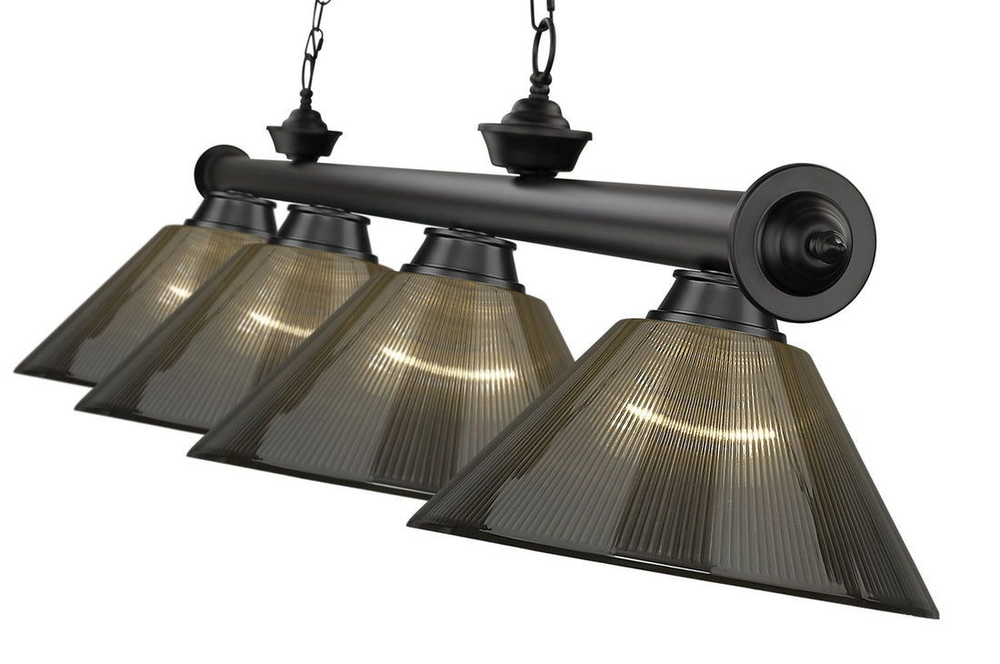 Z-LITE CORDON 4 LIGHT BILLIARD | 2306-4MB-ARS