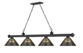 Z-LITE CORDON 4 LIGHT BILLIARD | 2306-4MB-ARS