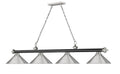 Z-LITE, CORDON 4 LIGHT BILLIARD, LINEAR LIGHT