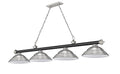 Z-LITE, CORDON 4 LIGHT BILLIARD, LINEAR LIGHT