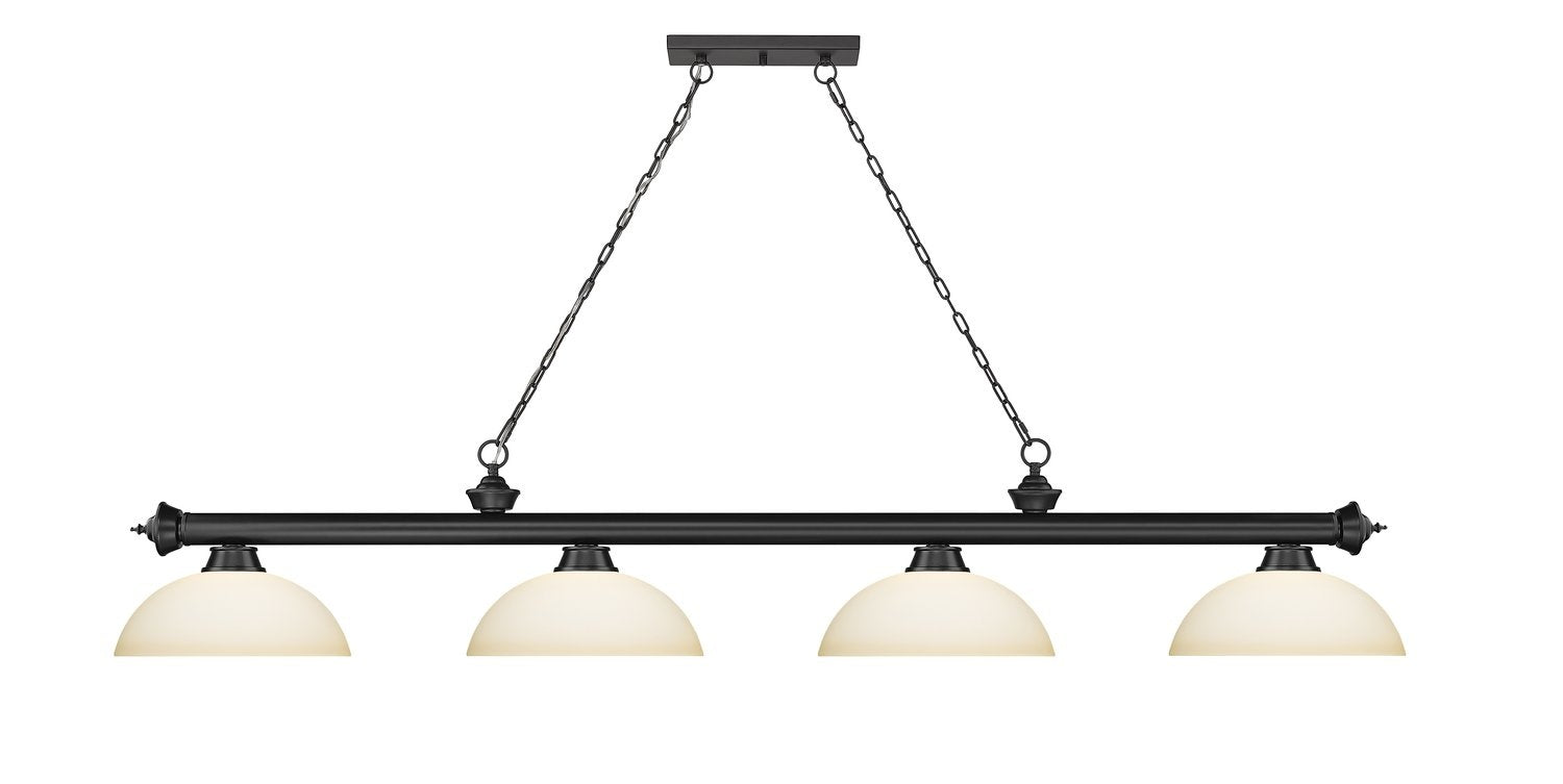Z-LITE CORDON 4 LIGHT BILLIARD | 2306-4MB-DMO14