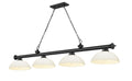 Z-LITE CORDON 4 LIGHT BILLIARD | 2306-4MB-DMO14