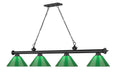 Z-LITE, CORDON 4 LIGHT BILLIARD, LINEAR LIGHT