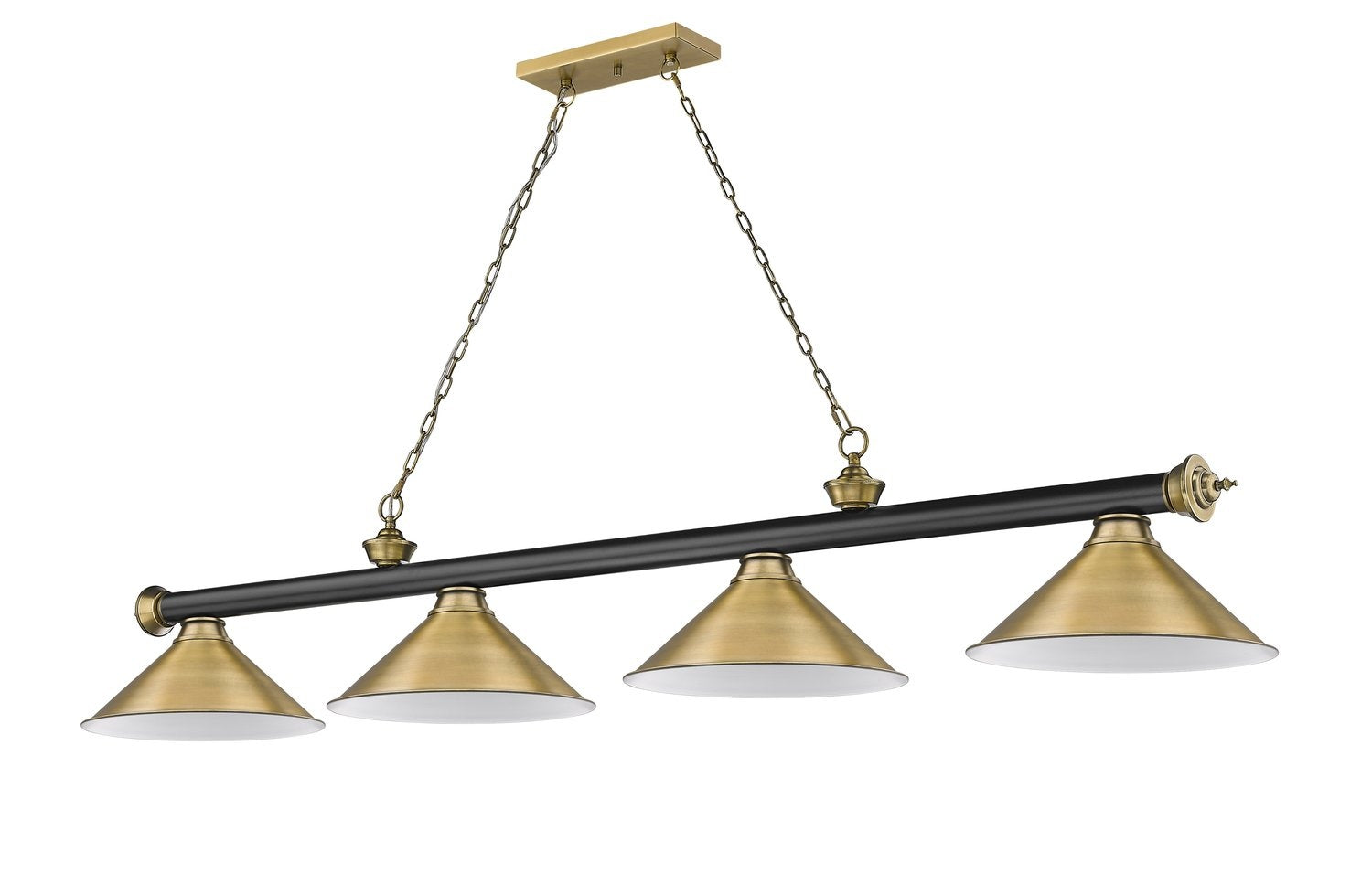 Z-LITE, CORDON 4 LIGHT BILLIARD, LINEAR LIGHT