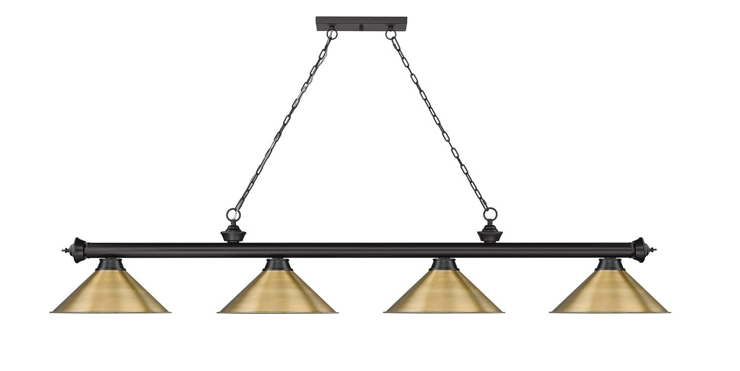 Z-LITE, CORDON 4 LIGHT BILLIARD, LINEAR LIGHT