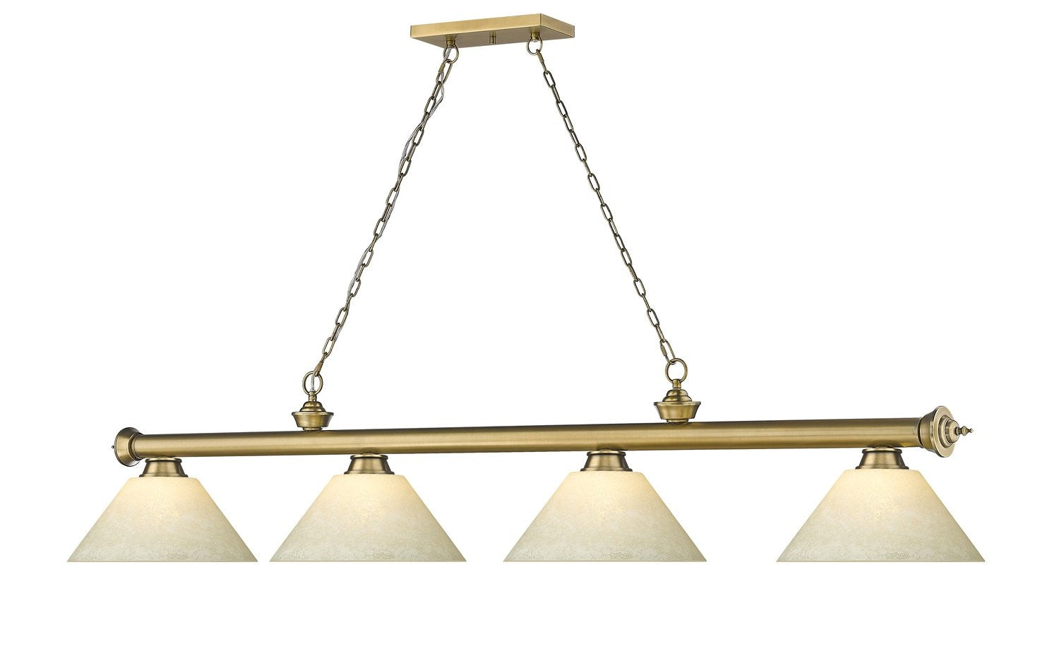 Z-LITE, CORDON 4 LIGHT BILLIARD, LINEAR LIGHT