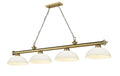 Z-LITE, CORDON 4 LIGHT BILLIARD, LINEAR LIGHT