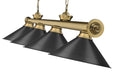 Z-LITE, CORDON 4 LIGHT BILLIARD, LINEAR LIGHT