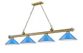 Z-LITE CORDON 4 LIGHT BILLIARD | 2306-4RB-MEB