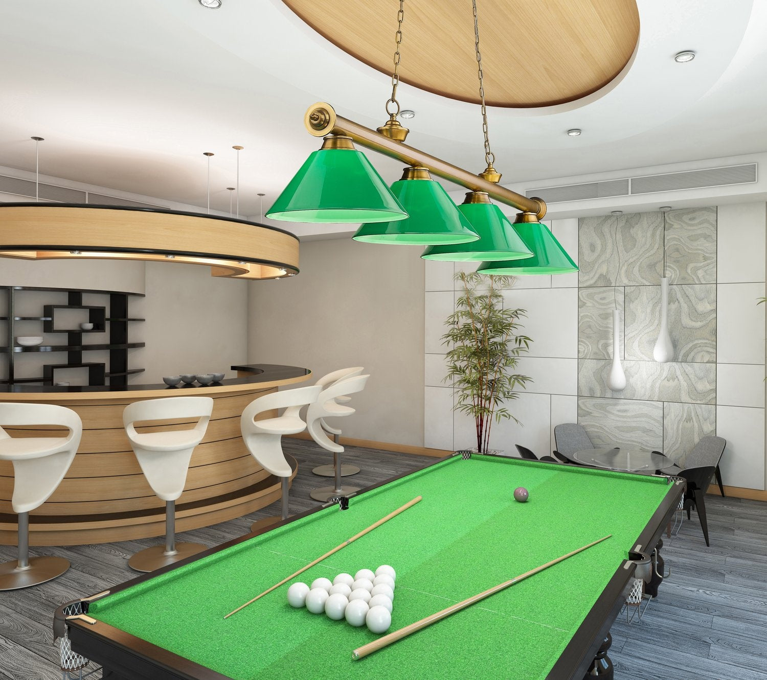 Z-LITE, CORDON 4 LIGHT BILLIARD, LINEAR LIGHT