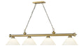 Z-LITE CORDON 4 LIGHT BILLIARD | 2306-4RB-PWH