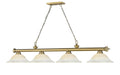 Z-LITE, CORDON 4 LIGHT BILLIARD, LINEAR LIGHT