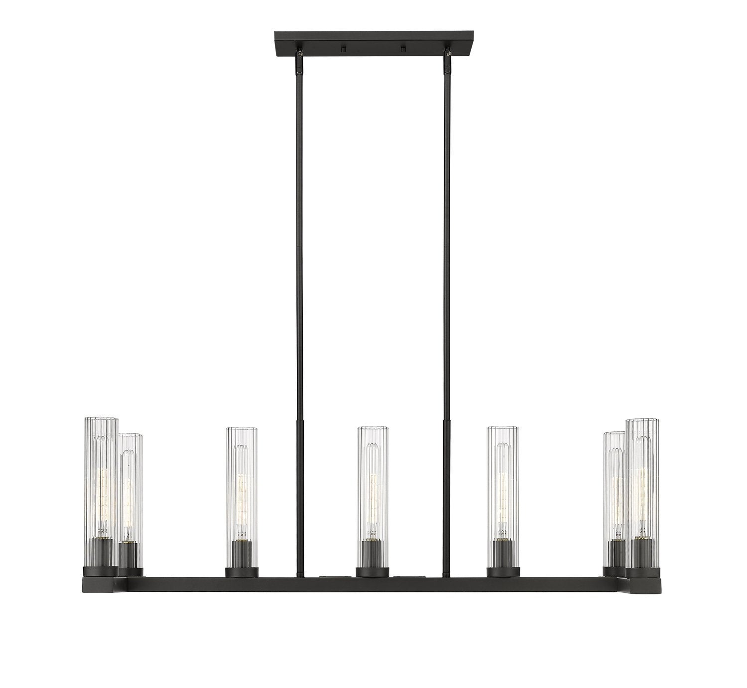 Z-LITE, BEAU LINEAR CHANDELIER, LINEAR LIGHT