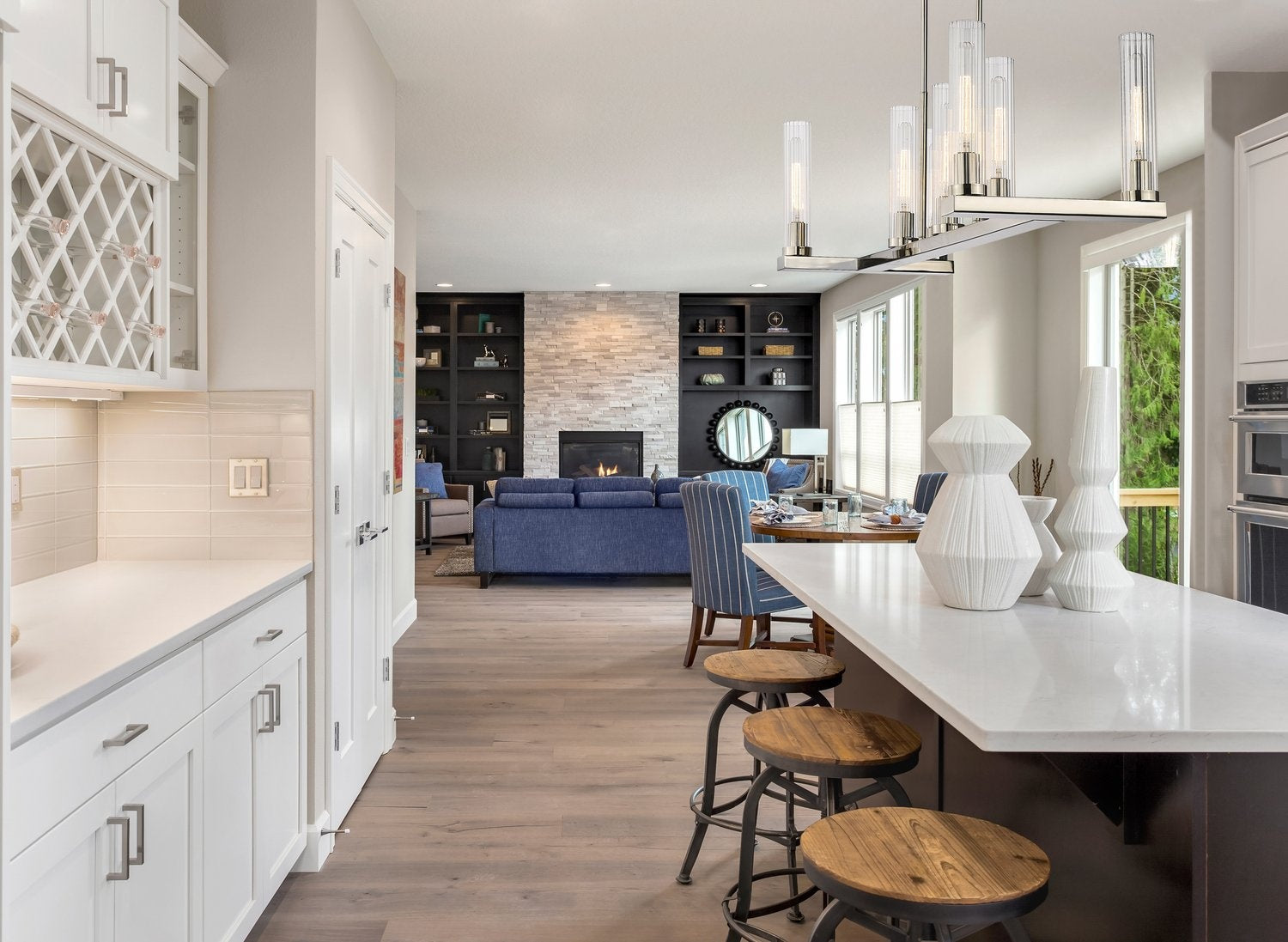 Z-LITE, BEAU LINEAR CHANDELIER, LINEAR LIGHT FIXTURE