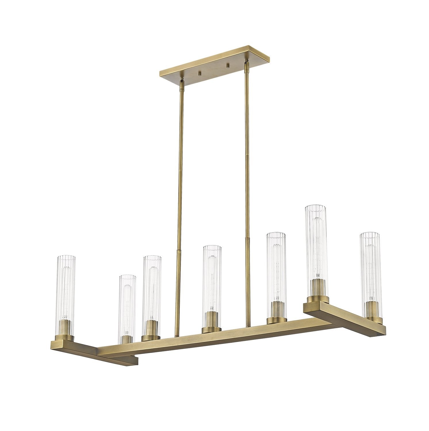 Z-LITE, BEAU LINEAR CHANDELIER, LINEAR LIGHT