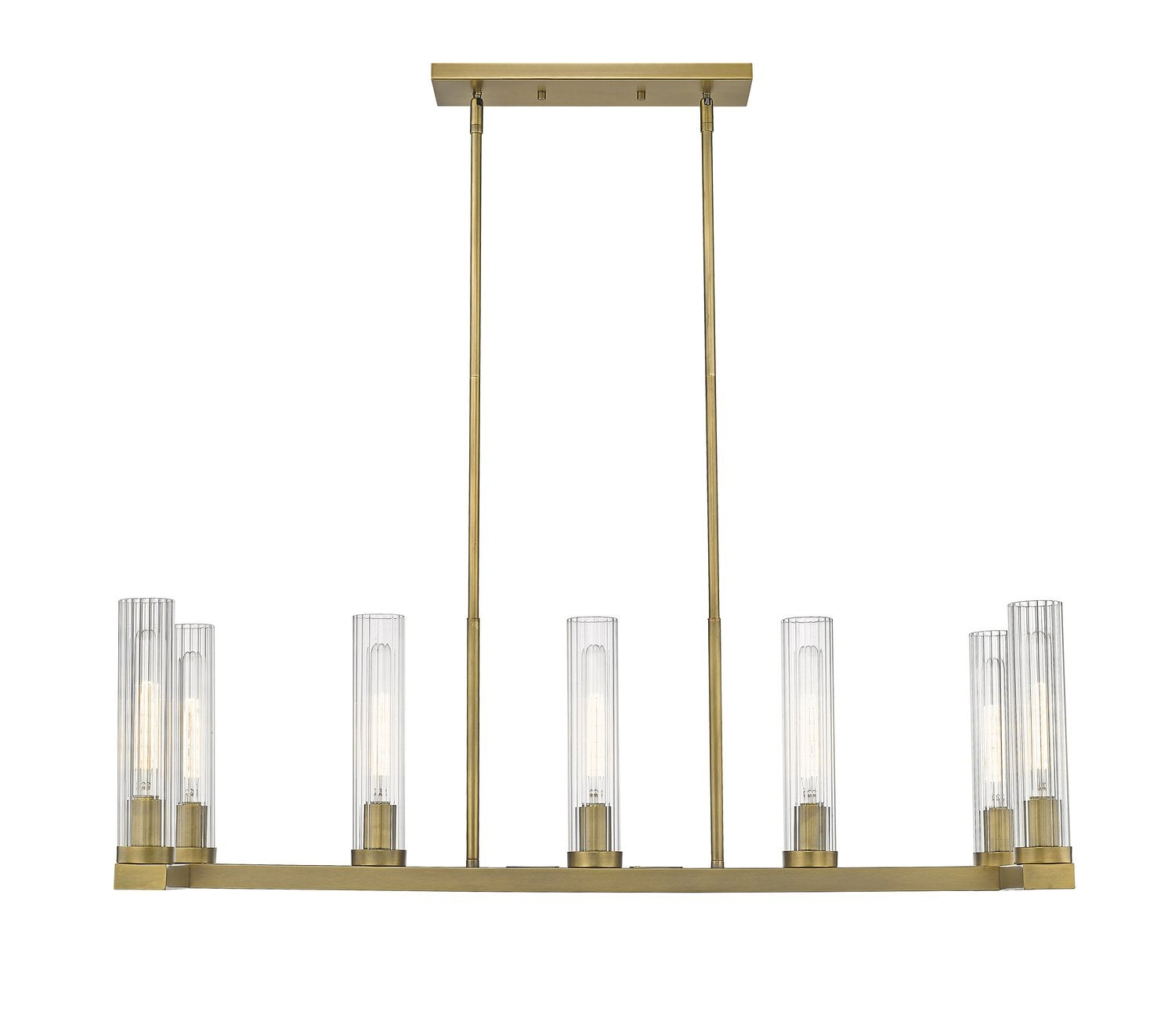 Z-LITE, BEAU LINEAR CHANDELIER, LINEAR LIGHT FIXTURE