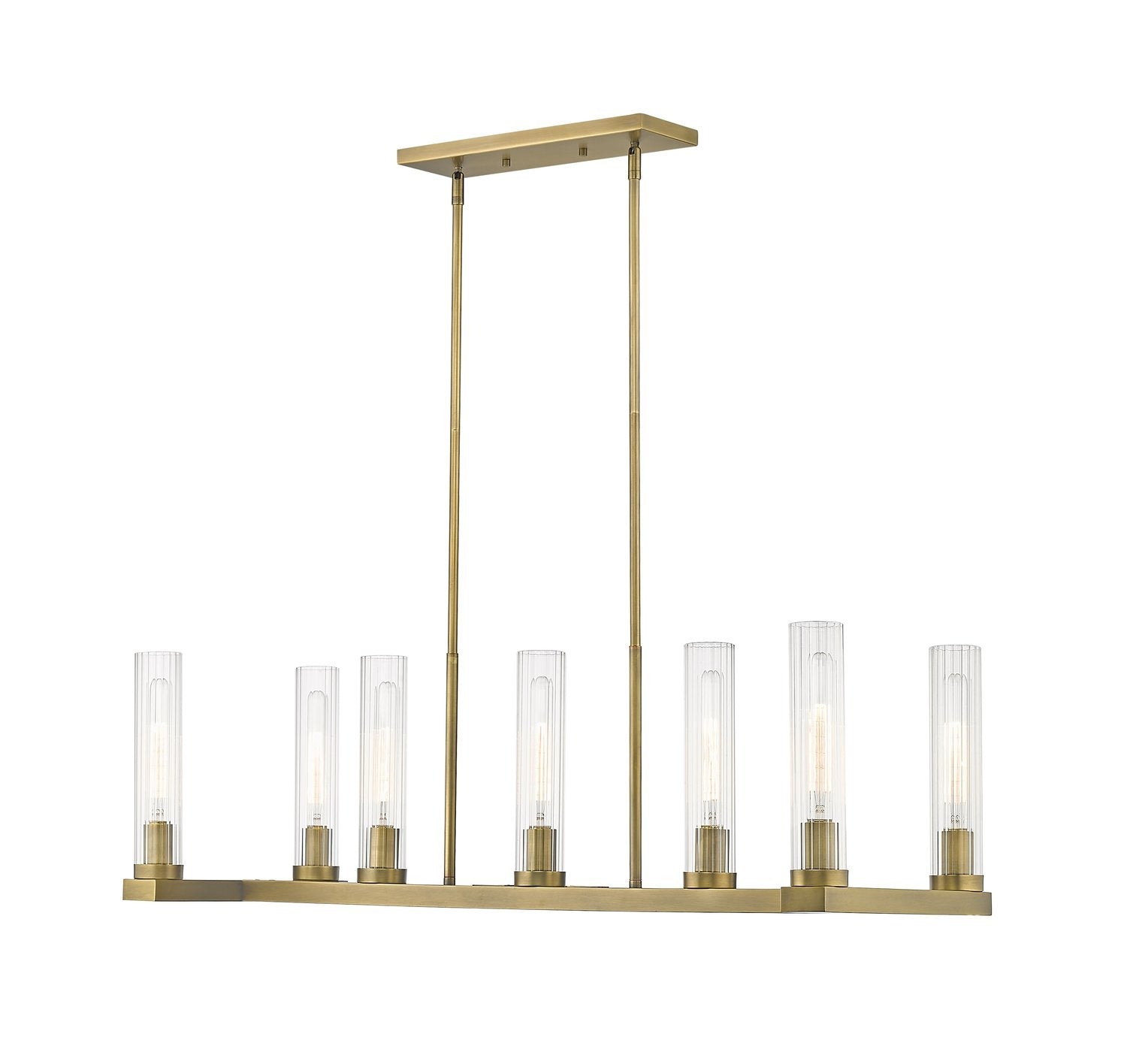 Z-LITE, BEAU LINEAR CHANDELIER, LINEAR LIGHT