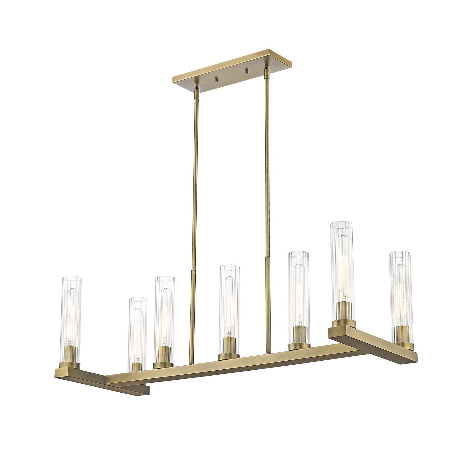 Z-LITE, BEAU LINEAR CHANDELIER, LINEAR LIGHT FIXTURE