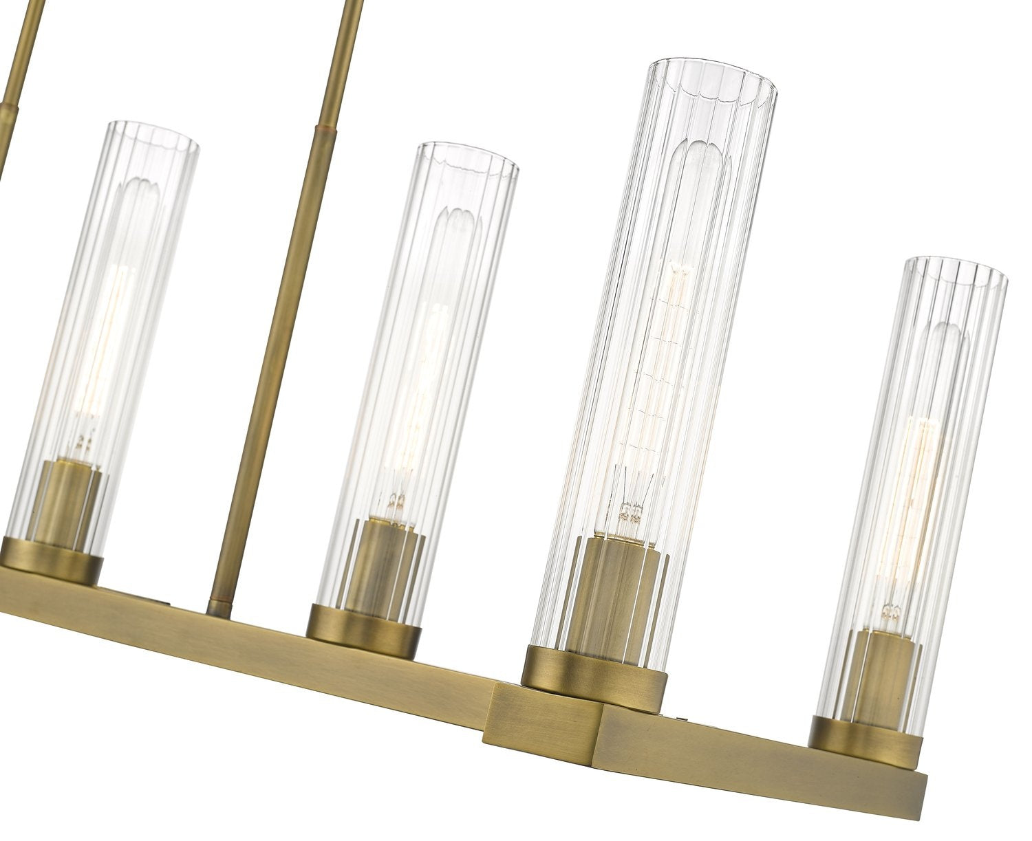 Z-LITE, BEAU LINEAR CHANDELIER, LINEAR LIGHT