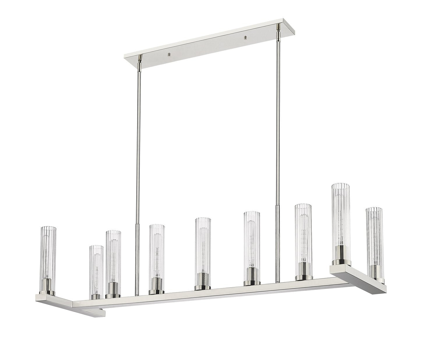 Z-LITE, BEAU LINEAR CHANDELIER, LINEAR LIGHT FIXTURE