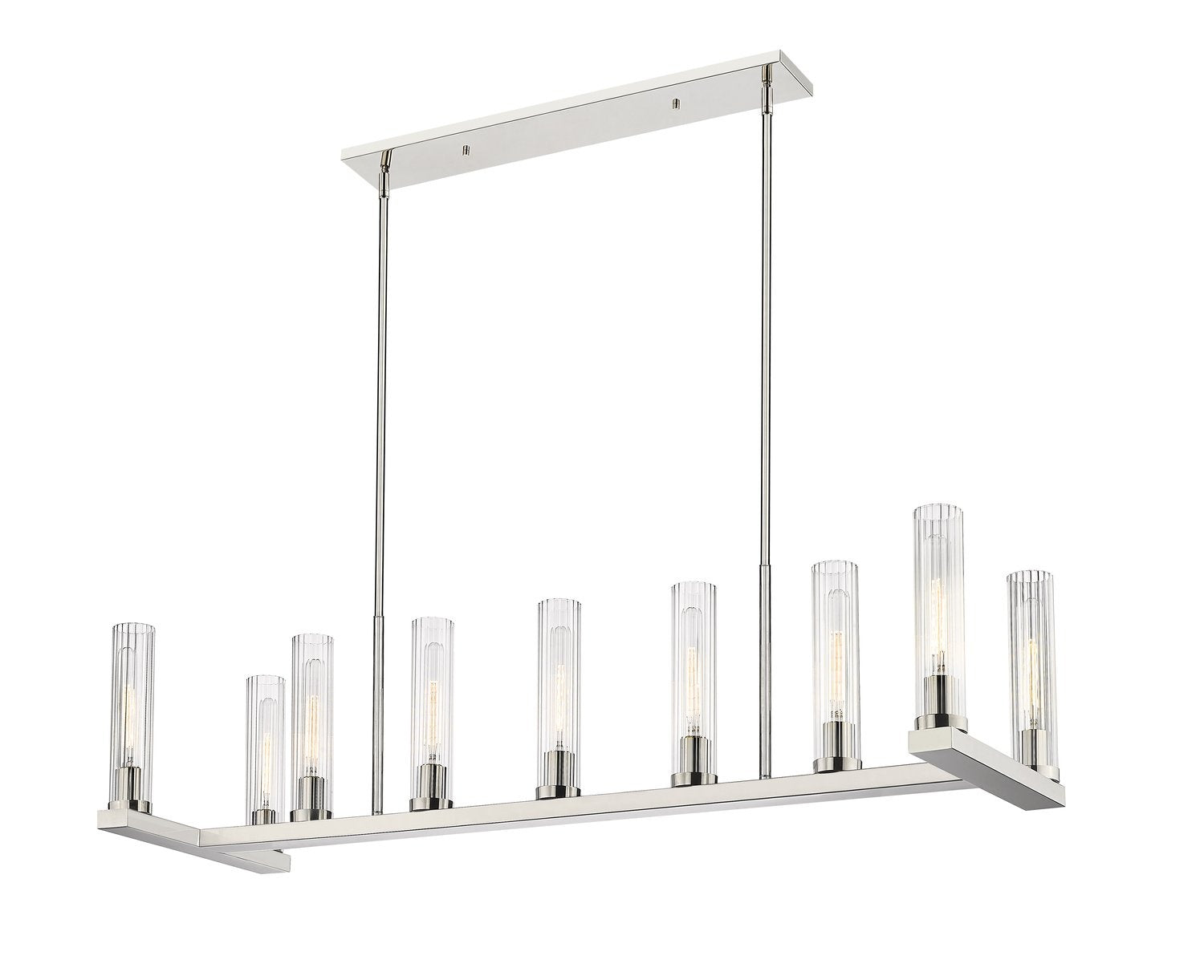 Z-LITE, BEAU LINEAR CHANDELIER, LINEAR LIGHT FIXTURE