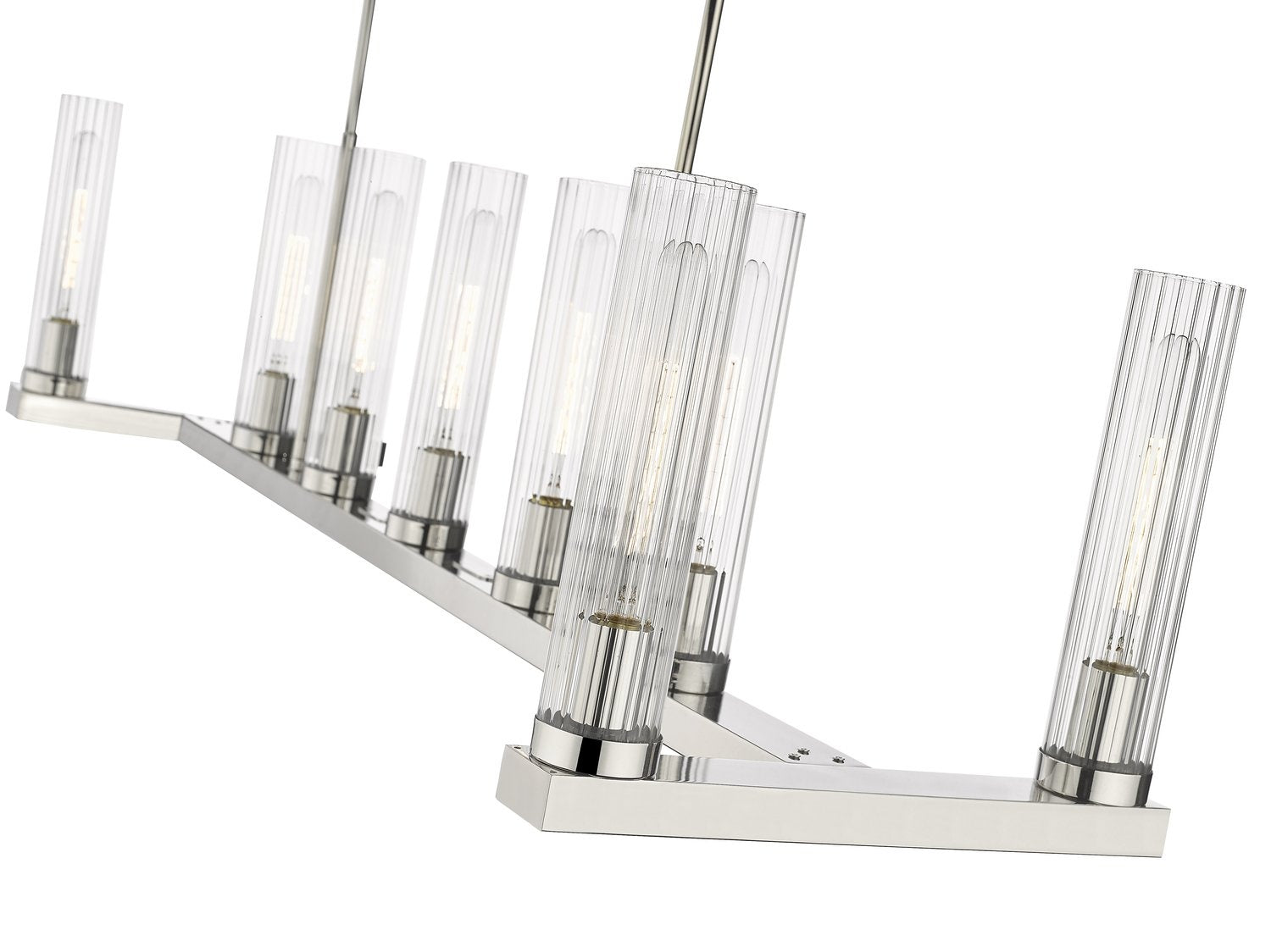 Z-LITE, BEAU LINEAR CHANDELIER, LINEAR LIGHT FIXTURE