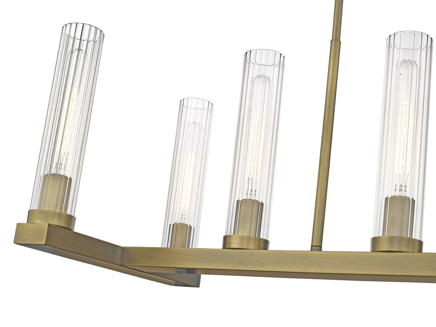 Z-LITE, BEAU LINEAR CHANDELIER, LINEAR LIGHT