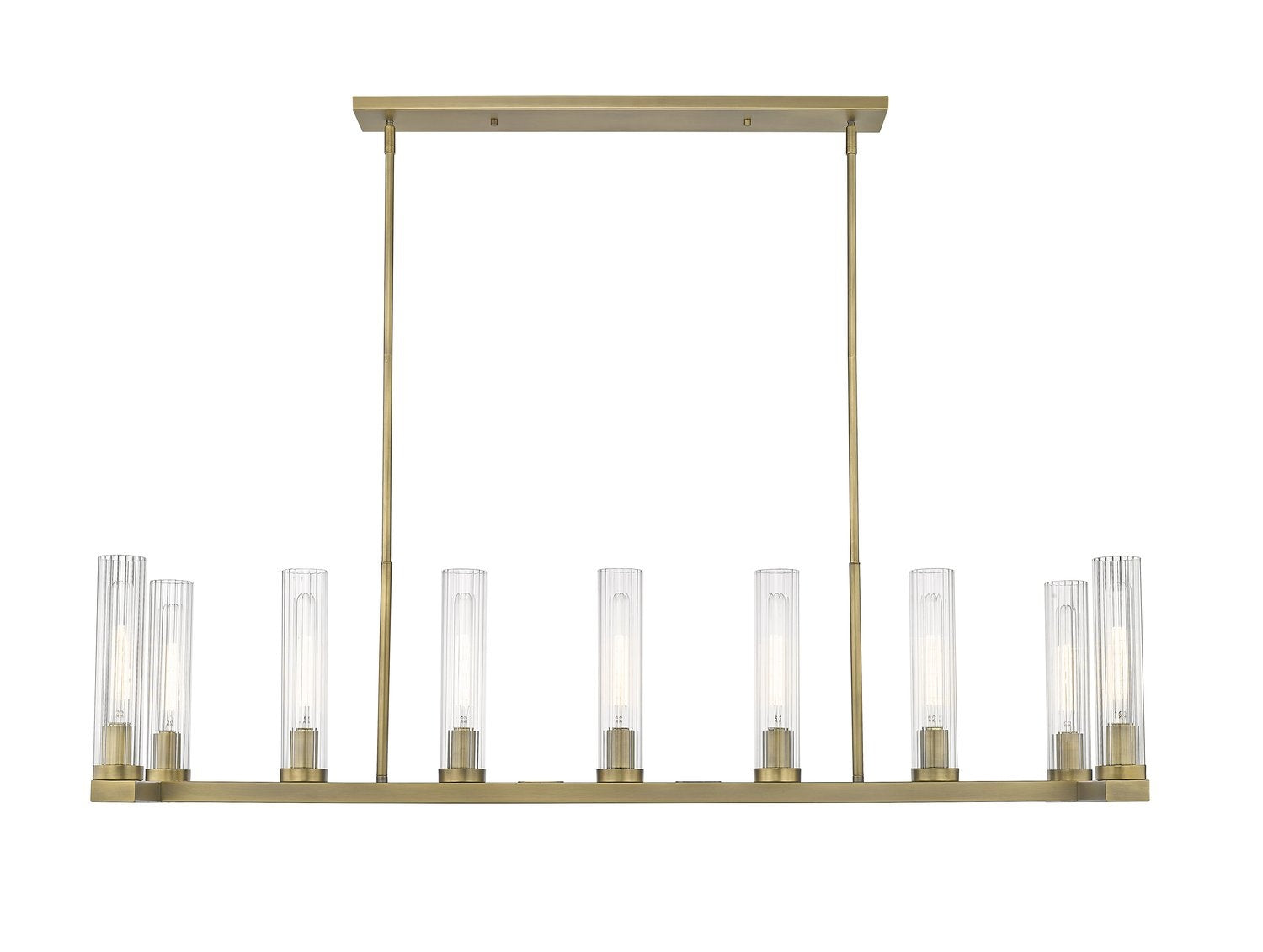 Z-LITE, BEAU LINEAR CHANDELIER, LINEAR LIGHT