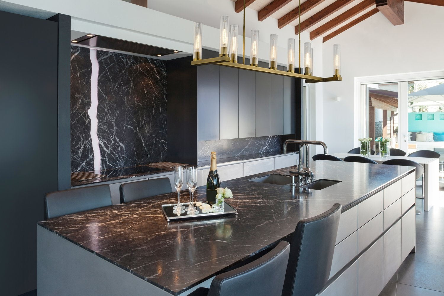 Z-LITE, BEAU LINEAR CHANDELIER, LINEAR LIGHT