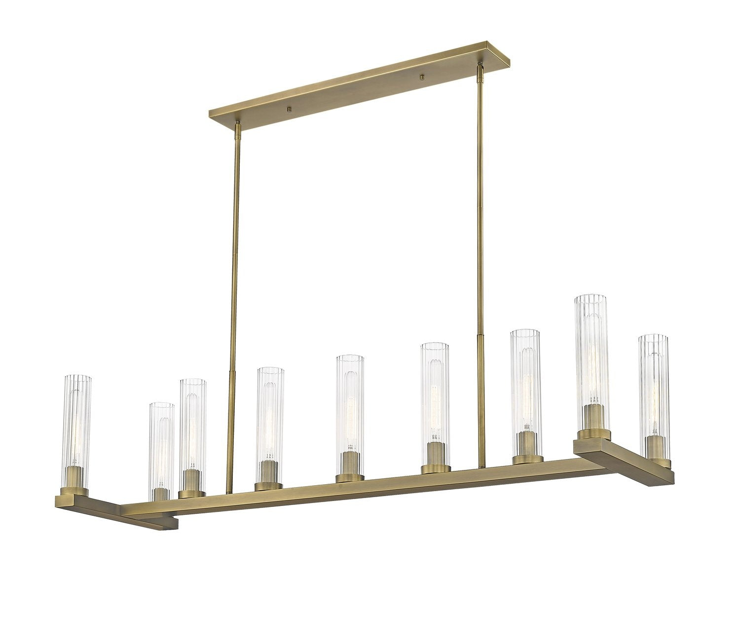 Z-LITE, BEAU LINEAR CHANDELIER, LINEAR LIGHT
