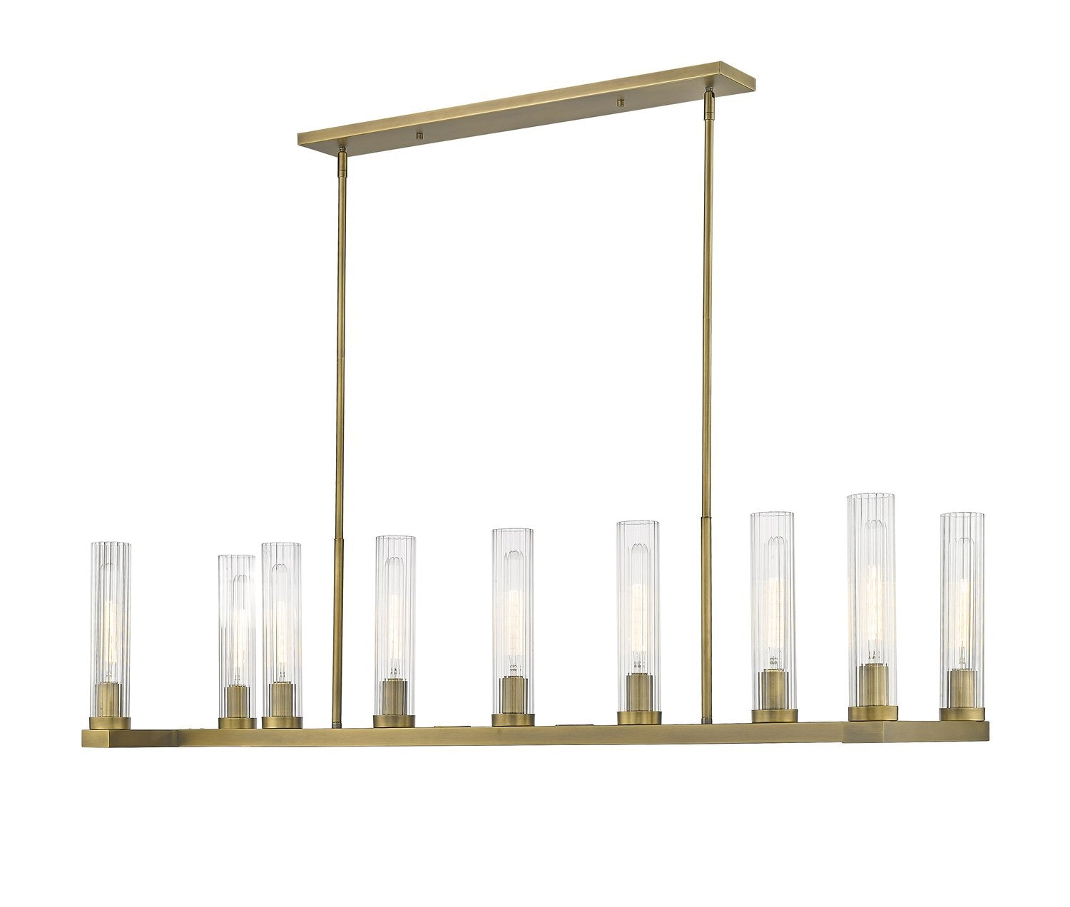Z-LITE, BEAU LINEAR CHANDELIER, LINEAR LIGHT