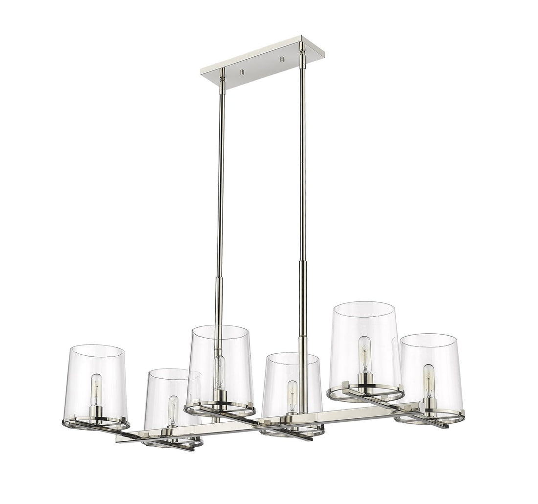 Z-LITE, CALLISTA LINEAR CHANDELIER, LINEAR LIGHT