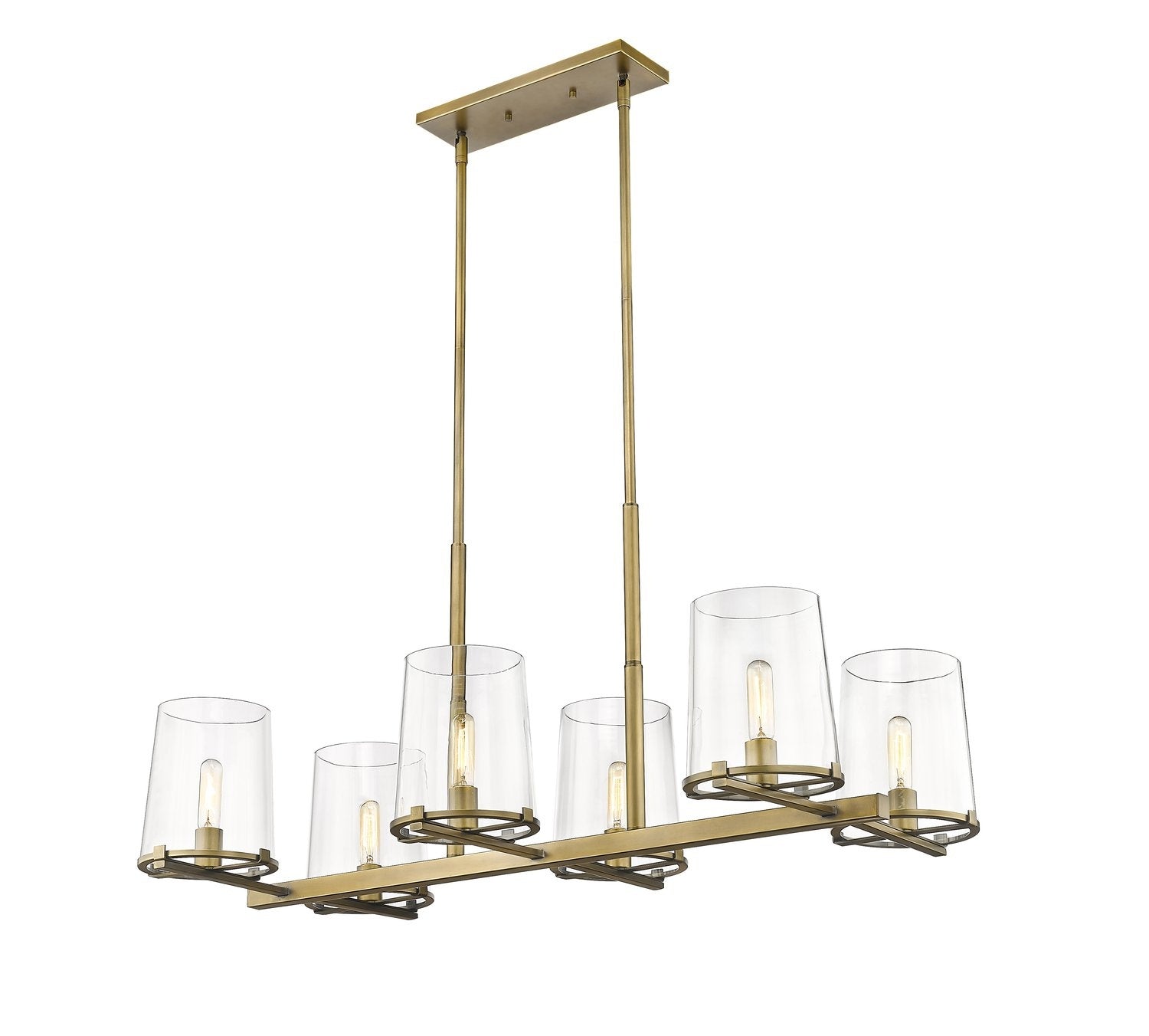 Z-LITE, CALLISTA LINEAR CHANDELIER, LINEAR LIGHT