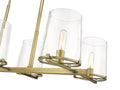 Z-LITE, CALLISTA LINEAR CHANDELIER, LINEAR LIGHT