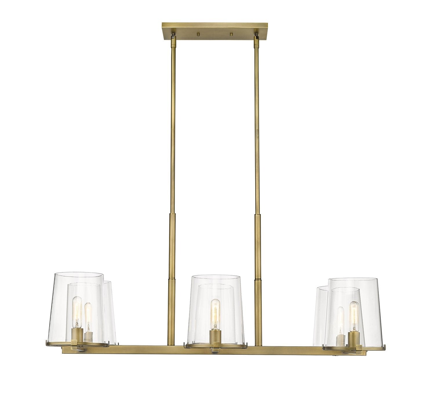 Z-LITE, CALLISTA LINEAR CHANDELIER, LINEAR LIGHT