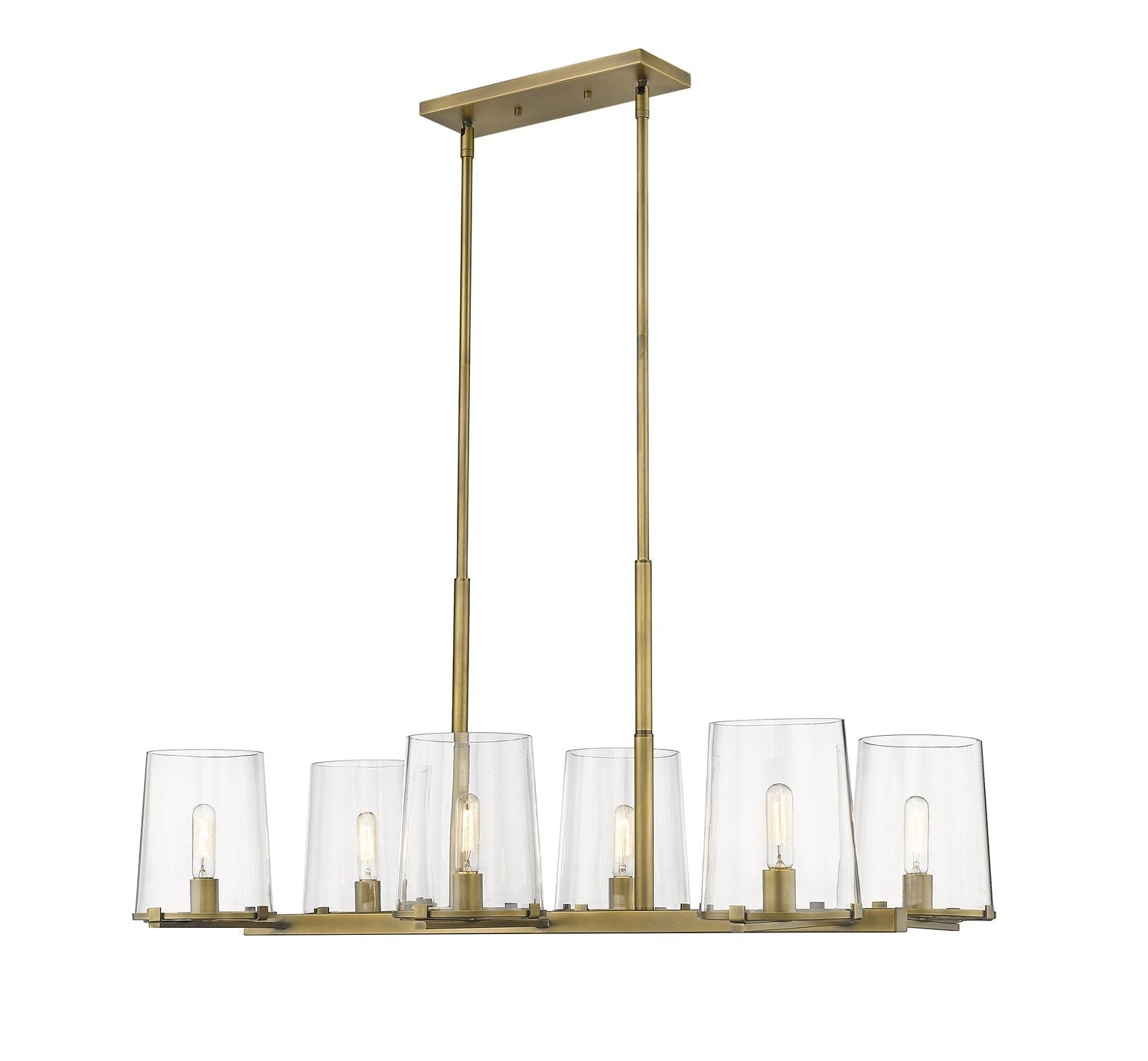 Z-LITE, CALLISTA LINEAR CHANDELIER, LINEAR LIGHT
