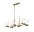 Z-LITE, CALLISTA LINEAR CHANDELIER, LINEAR LIGHT