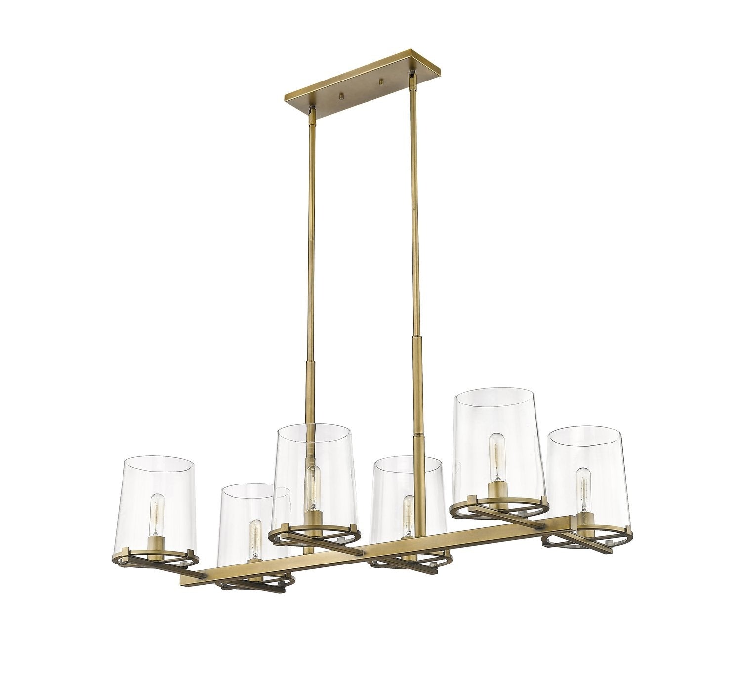 Z-LITE, CALLISTA LINEAR CHANDELIER, LINEAR LIGHT