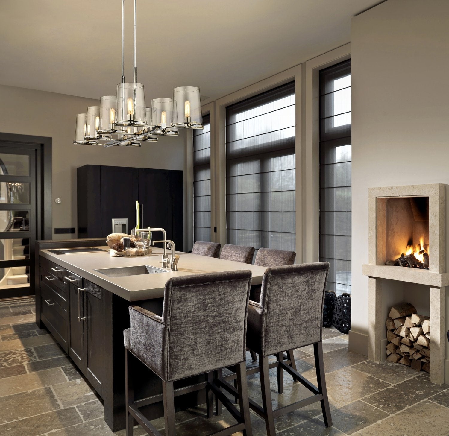 Z-LITE, CALLISTA LINEAR CHANDELIER, LINEAR LIGHT