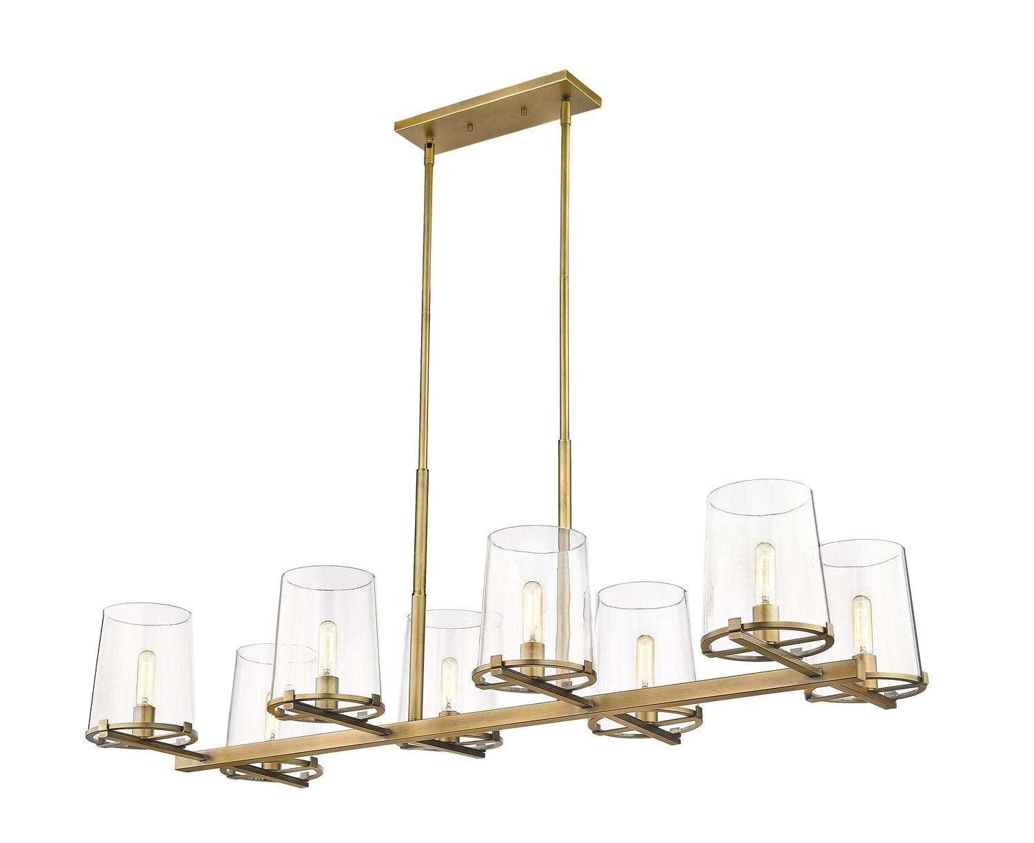 Z-LITE, CALLISTA LINEAR CHANDELIER, LINEAR LIGHT