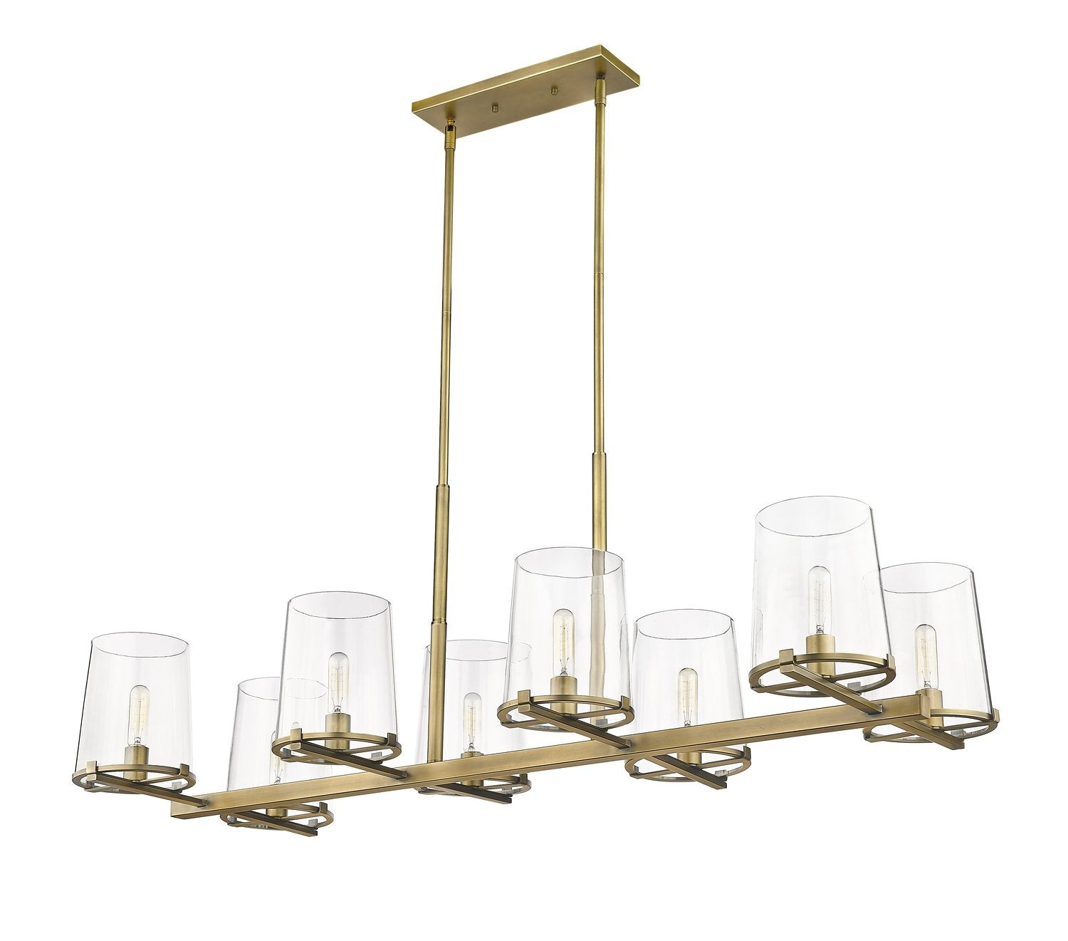 Z-LITE, CALLISTA LINEAR CHANDELIER, LINEAR LIGHT