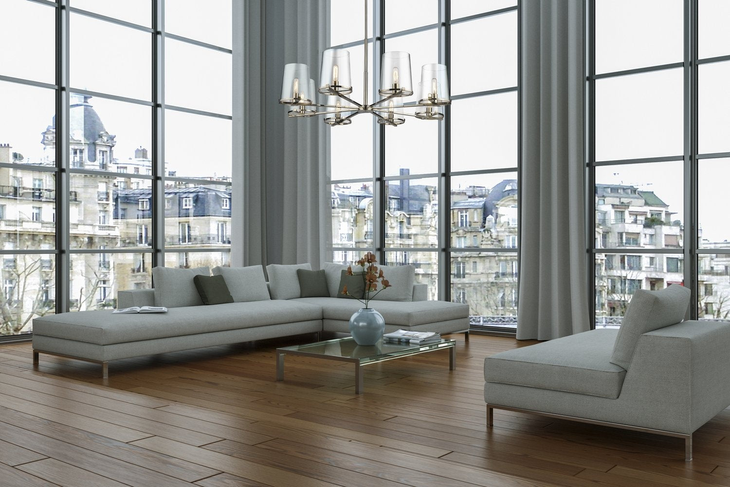 Z-LITE, CALLISTA CHANDELIER, CHANDELIER LIGHT