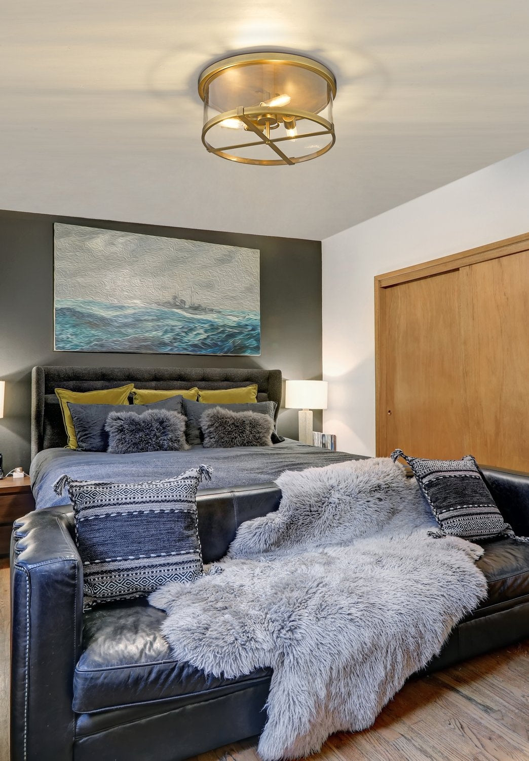 Z-LITE, CALLISTA FLUSH MOUNT, FLUSH MOUNT CEILING LIGHTS