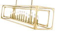 Z-LITE, EASTON LINEAR CHANDELIER, LINEAR LIGHT