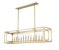 Z-LITE, EASTON LINEAR CHANDELIER, LINEAR LIGHT