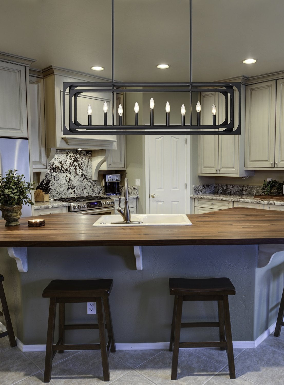 Z-LITE, EASTON LINEAR CHANDELIER, LINEAR LIGHT