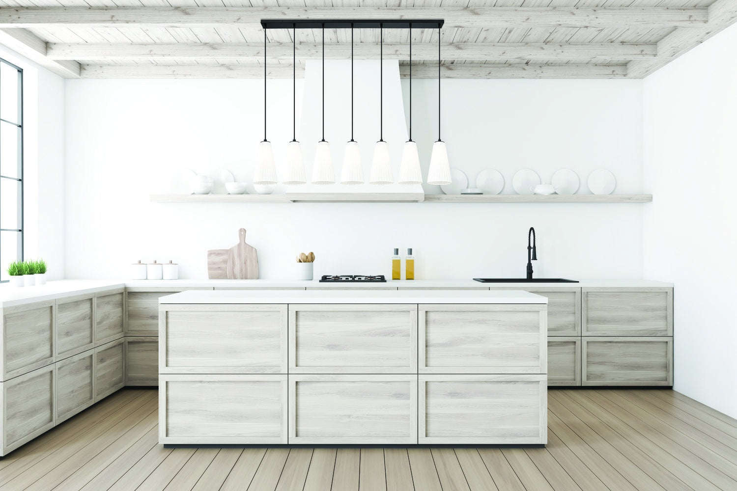 Z-LITE, FARRELL LINEAR CHANDELIER, LINEAR LIGHT